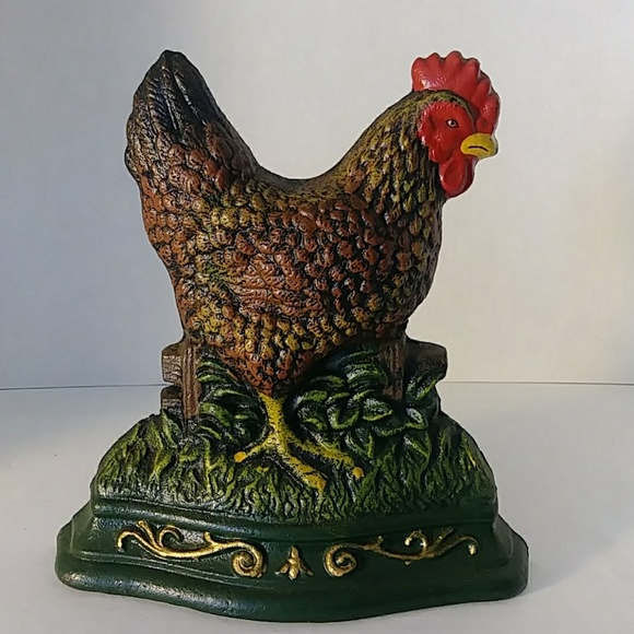 Wright Studios Other - Vintage Wright Studios iron rooster door stop